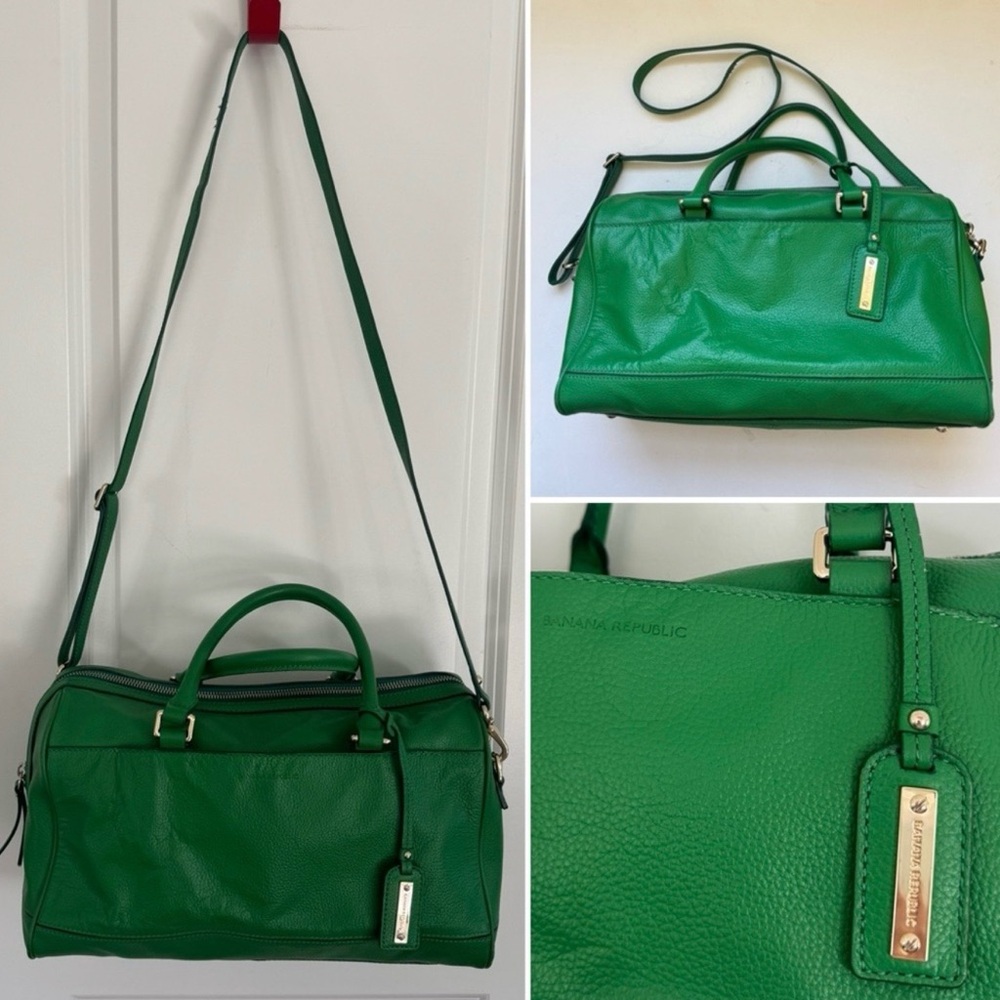Banana Republic Green Satchel Crossbody - Picture 3 of 14